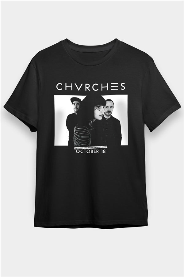 CHVRCHES Black Unisex T-Shirt