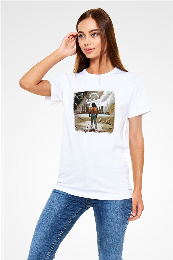 Coheed and Cambria Printed Unisex White T-Shirt