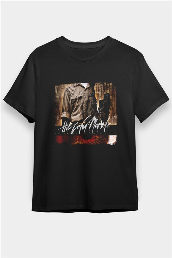 Color Morale Printed Unisex Black T-Shirt