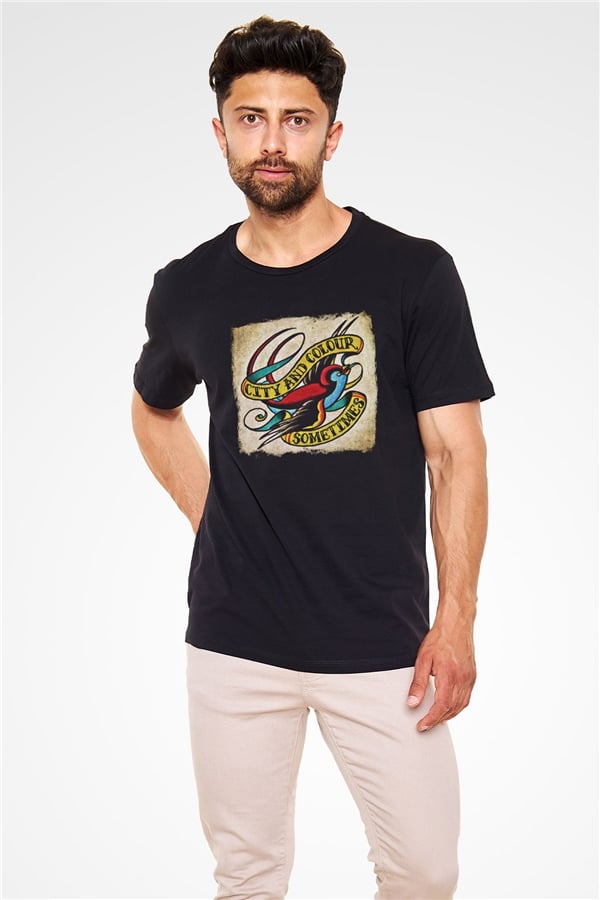 Color of Violence Black Graphic Unisex T-Shirt