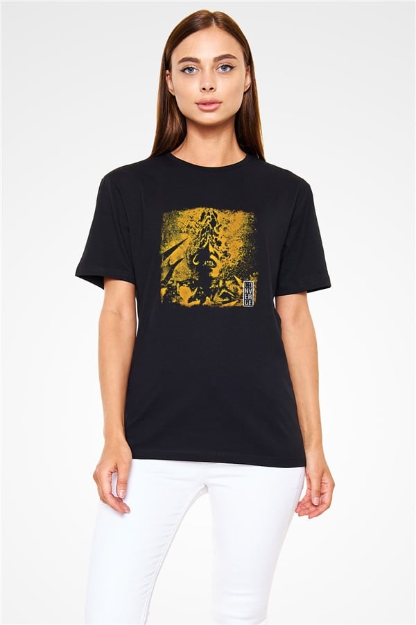 Converge Printed Unisex Black T-Shirt