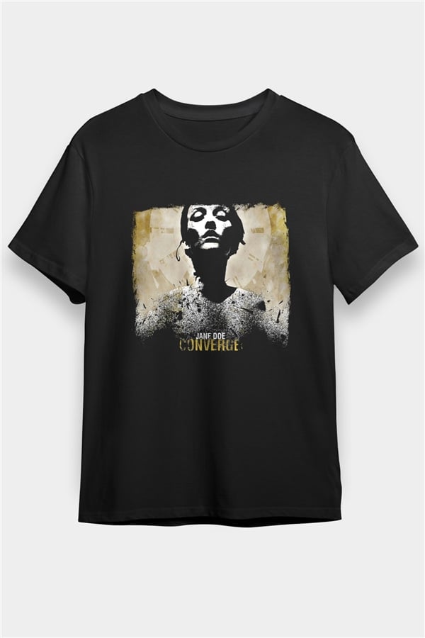 Converge Printed Unisex Black T-Shirt