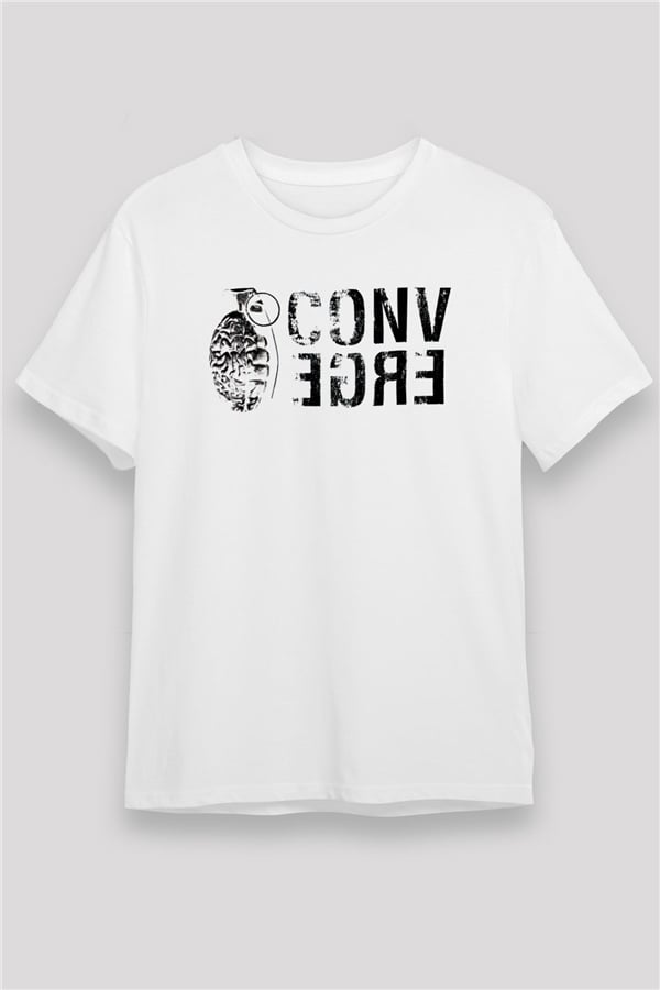 Converge White Unisex T-Shirt