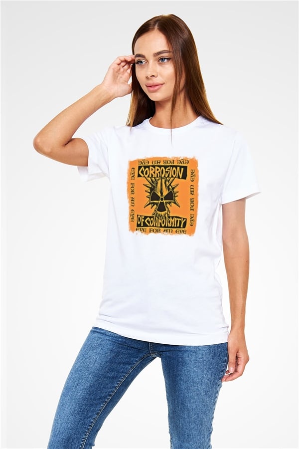 Corrosion of Conformity Printed Unisex White T-Shirt