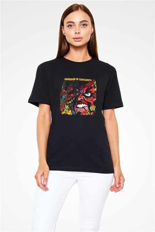 Corrosion of Conformity Printed Unisex Black T-Shirt