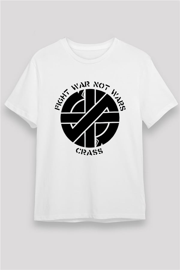 Crass White Unisex T-Shirt