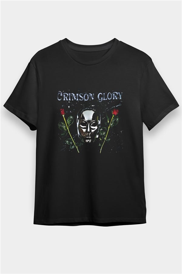 Crimson Glory Graphic Unisex Black T-Shirt