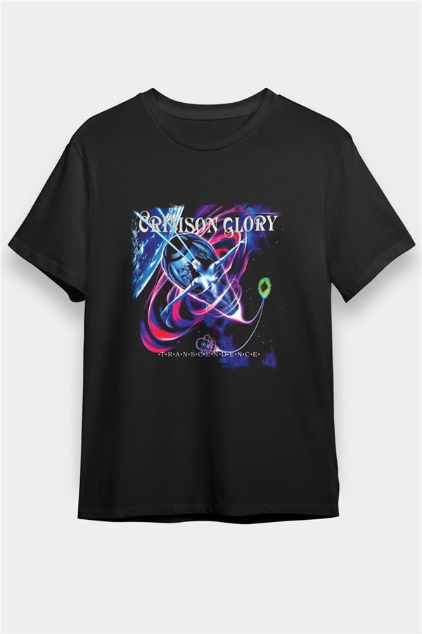 Crimson Glory Graphic Print Unisex Black T-Shirt