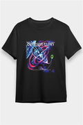 Crimson Glory Graphic Print Unisex Black T-Shirt