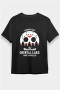 Crystal Lake Printed Unisex Black T-Shirt