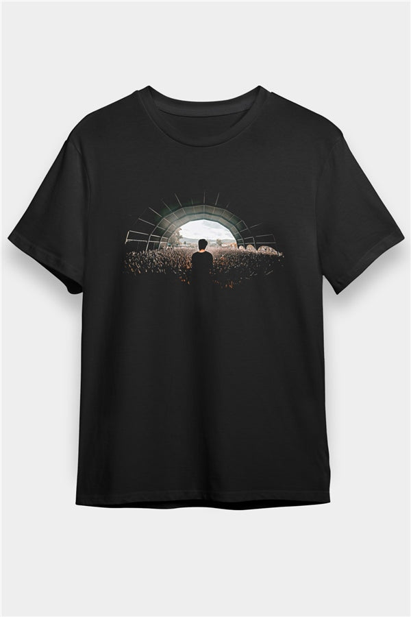 Crystal Lake Graphic Unisex Black T-Shirt