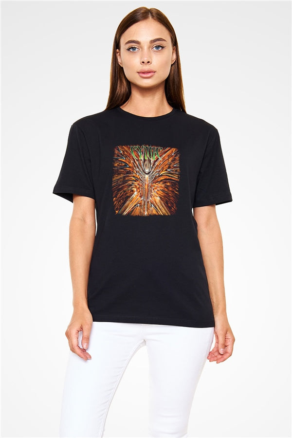 Cynic Printed Unisex Black T-Shirt