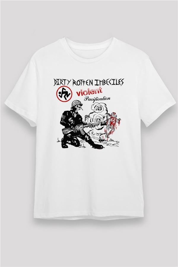 D.R.I White Unisex T-Shirt