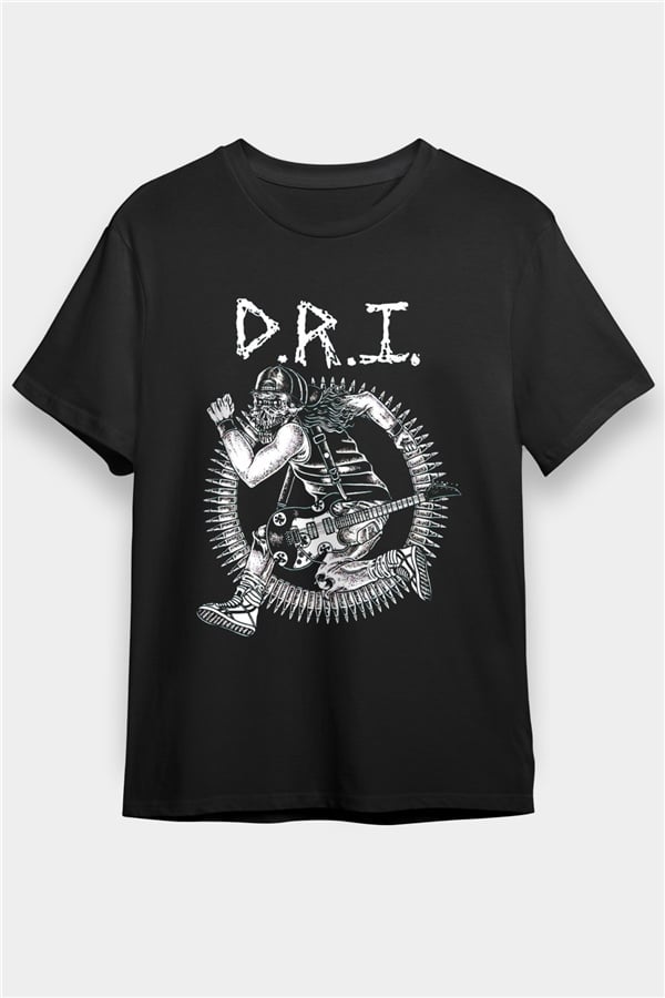 D.R.I Black Unisex T-Shirt