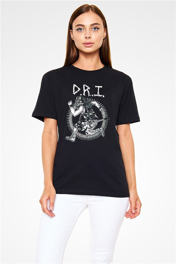 D.R.I Black Unisex T-Shirt