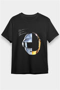 Daft Punk Black Unisex Graphic T-Shirt