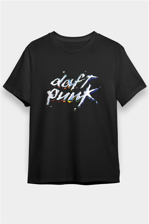 Daft Punk Printed Unisex Black T-Shirt