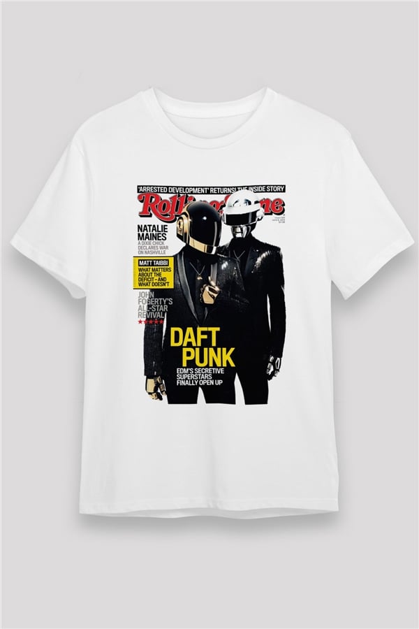 Daft Punk White Unisex T-Shirt