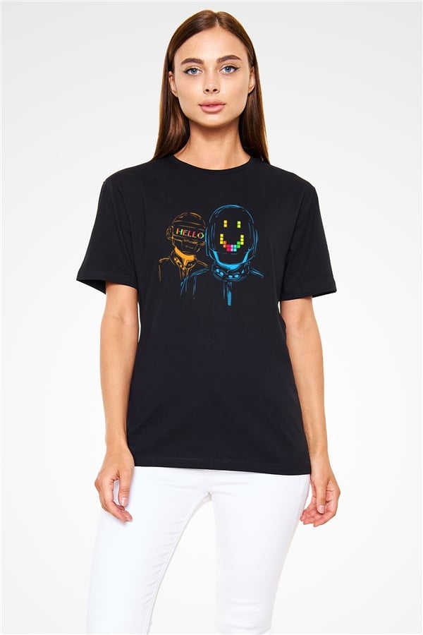 Daft Punk Black Unisex T-Shirt