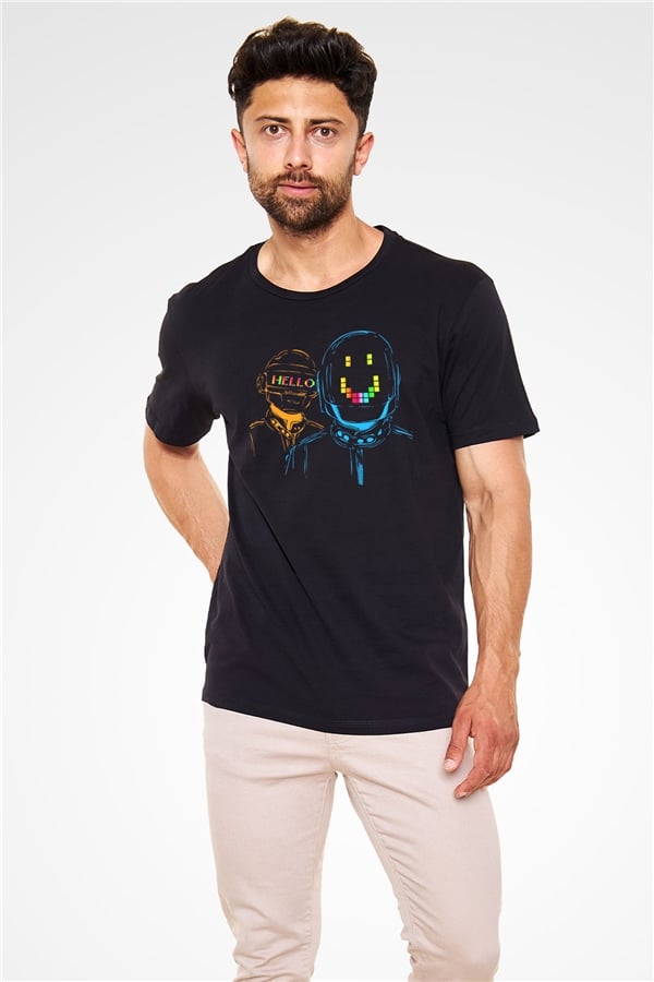 Daft Punk Black Unisex T-Shirt