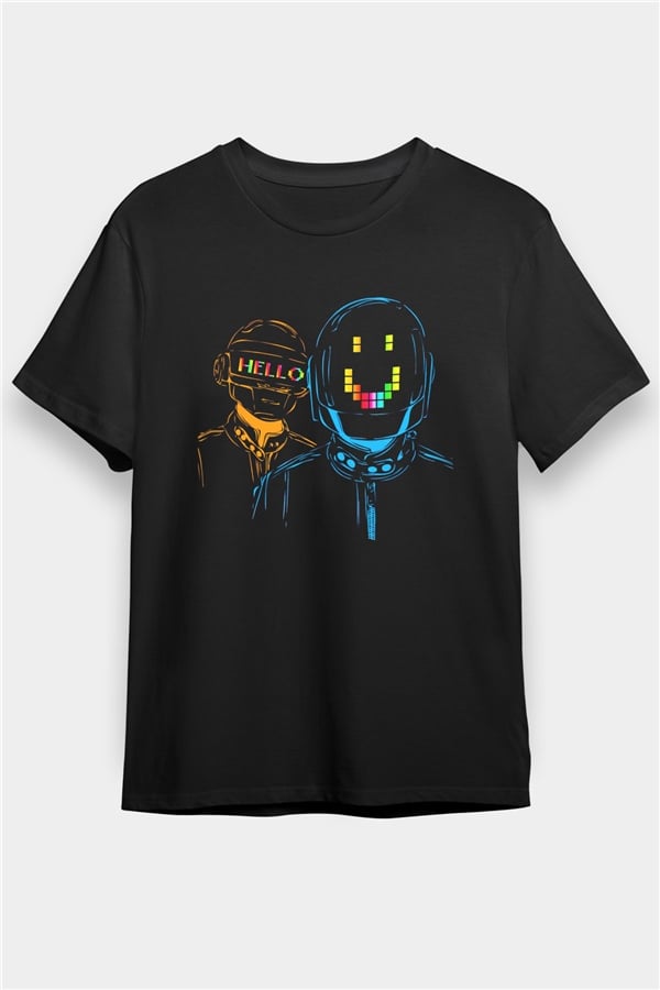 Daft Punk Black Unisex T-Shirt