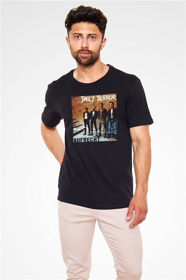 Daily Terror Black Unisex T-Shirt