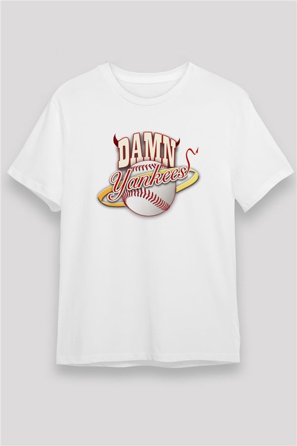 Damn Yankees White Unisex T-Shirt