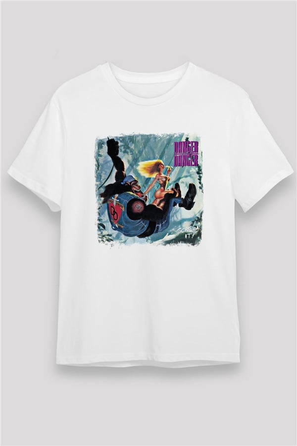 Danger Danger Printed Unisex White T-Shirt