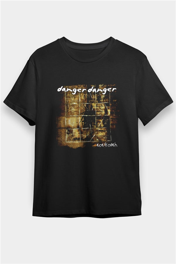 Danger Danger Printed Unisex Black T-Shirt