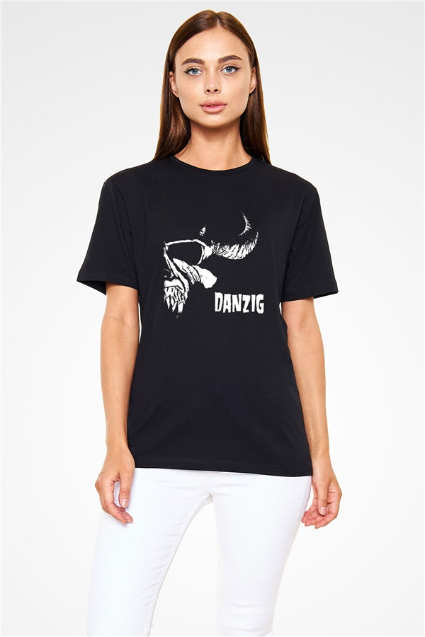 Danzig Printed Unisex Black T-Shirt