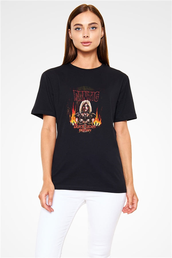 Danzig Printed Unisex Black T-Shirt