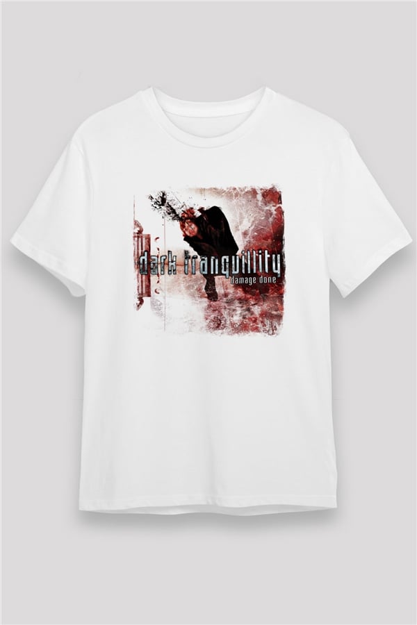 Dark Tranquillity Printed Unisex White T-Shirt