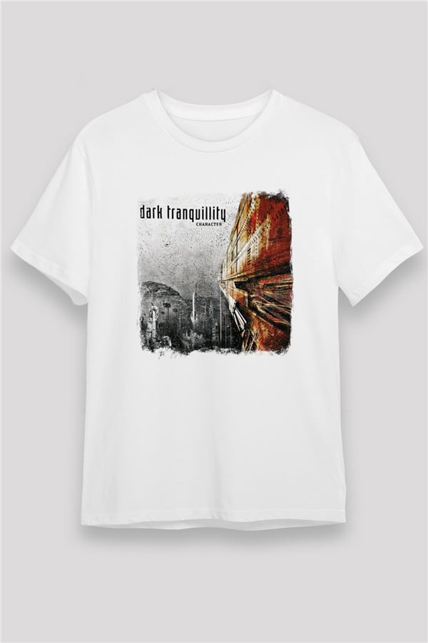 Dark Tranquillity Printed Unisex White T-Shirt