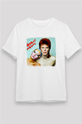 David Bowie Printed Unisex White T-Shirt