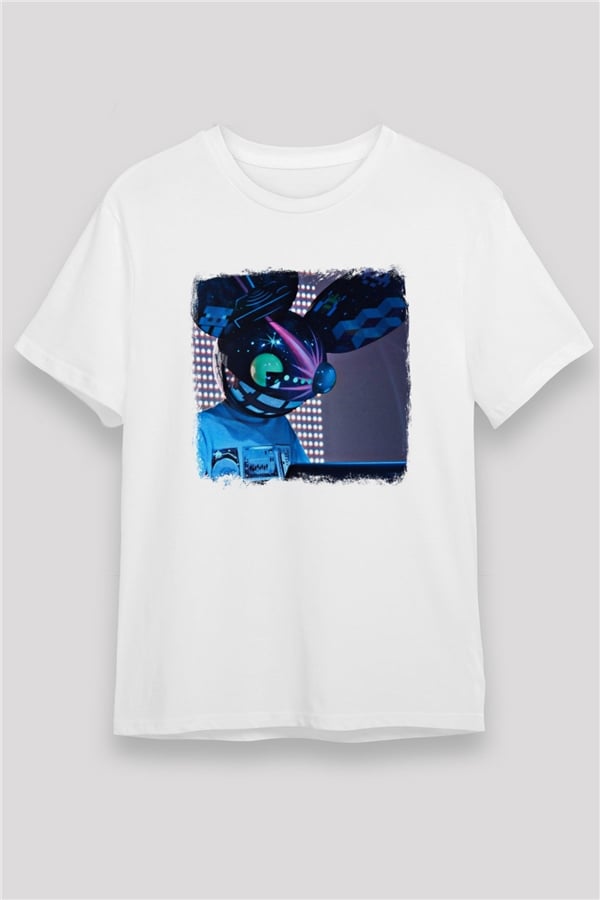 Deadmau5 Printed Unisex White T-Shirt