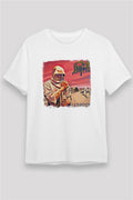 Death Printed Unisex White T-Shirt