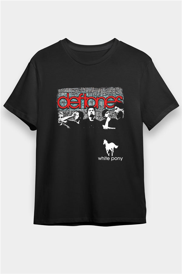 Deftones Black Graphic Unisex T-Shirt