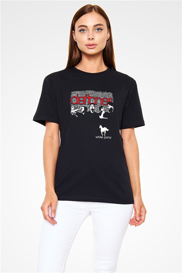 Deftones Black Graphic Unisex T-Shirt