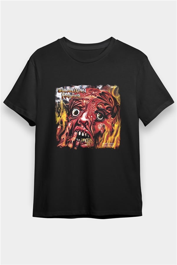 Demolition Hammer Printed Unisex Black T-Shirt