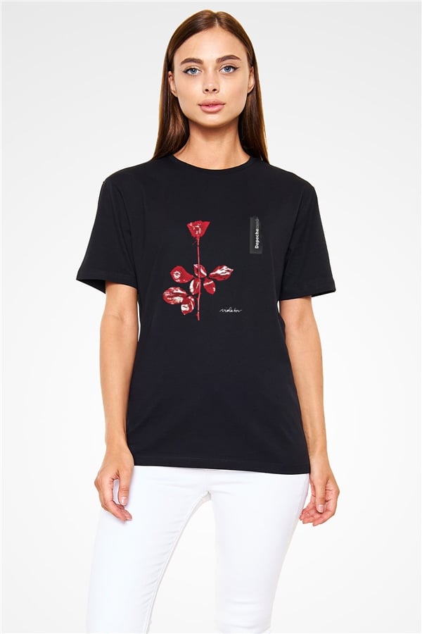 Depeche Mode Printed Unisex Black T-Shirt