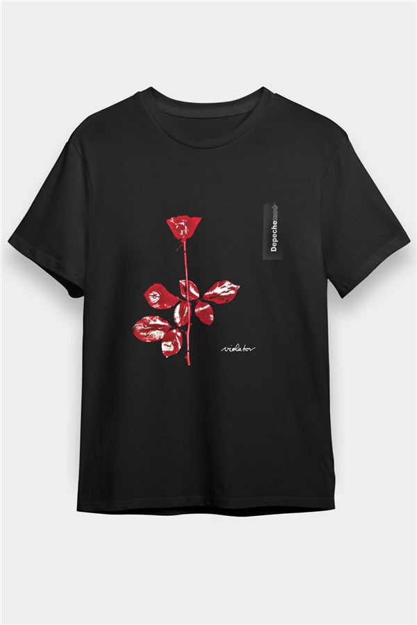 Depeche Mode Printed Unisex Black T-Shirt