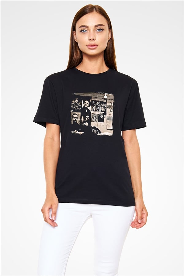 Depeche Mode Printed Unisex Black T-Shirt