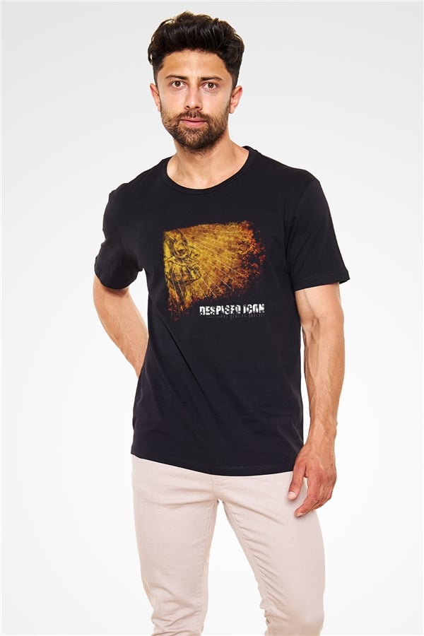 Despised Icon Printed Unisex Black T-Shirt