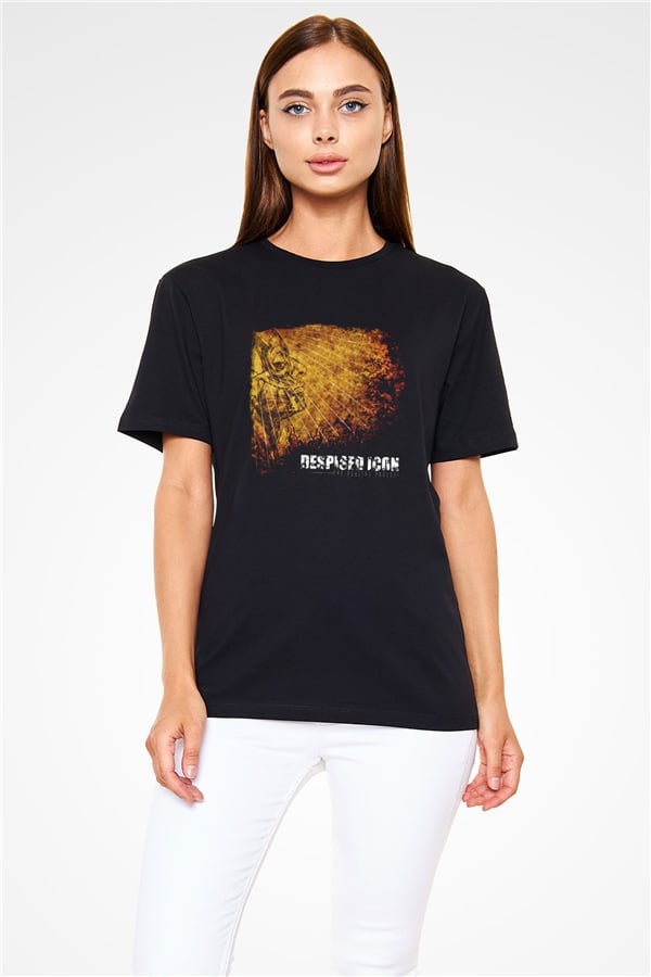Despised Icon Printed Unisex Black T-Shirt