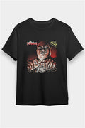 Destruction Print Unisex Black T-Shirt