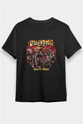 Destruction Printed Unisex Black T-Shirt