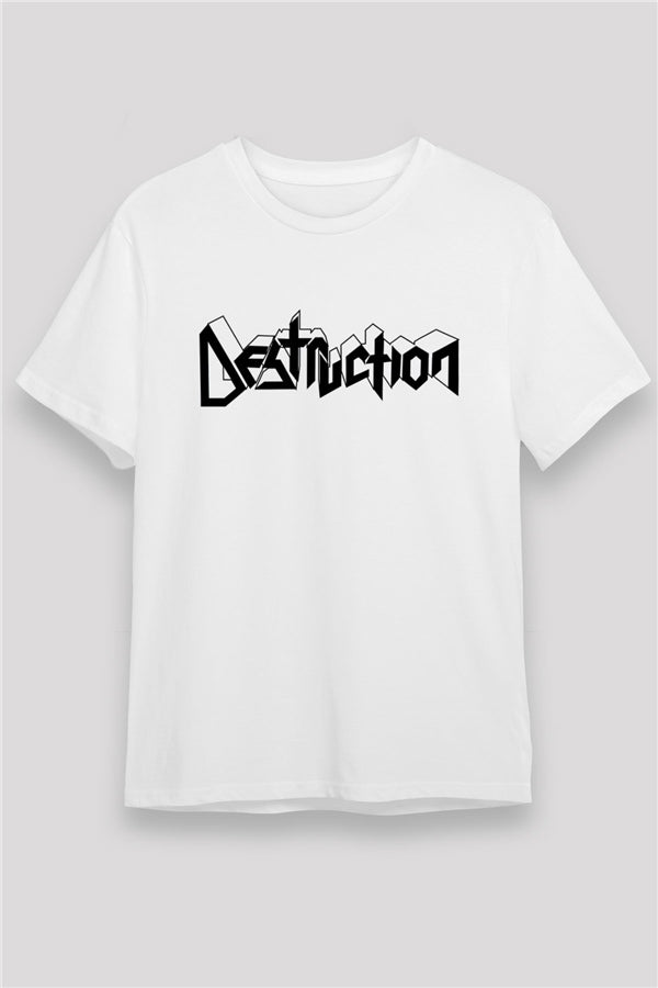 Destruction White Unisex T-Shirt