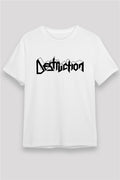 Destruction White Unisex T-Shirt
