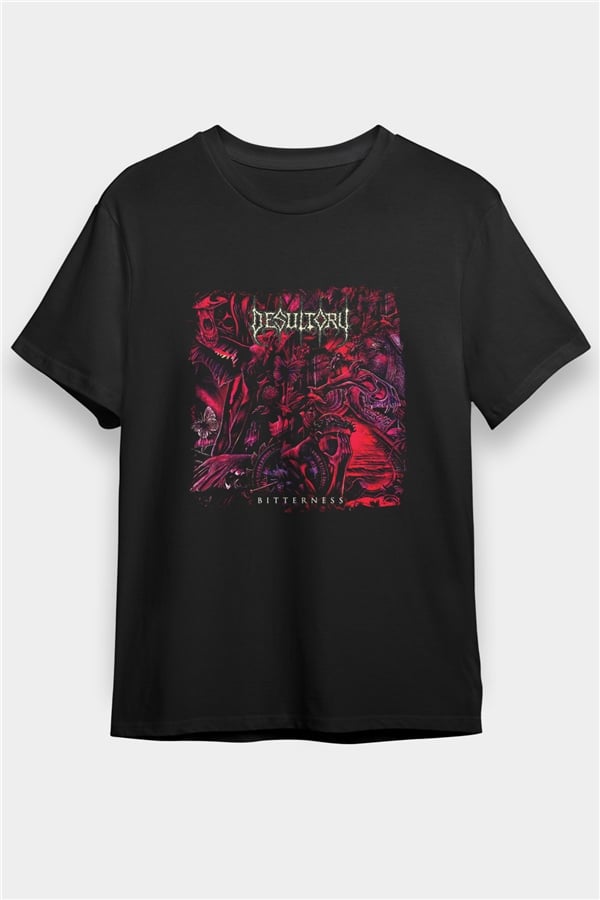 Desultory Printed Unisex Black T-Shirt