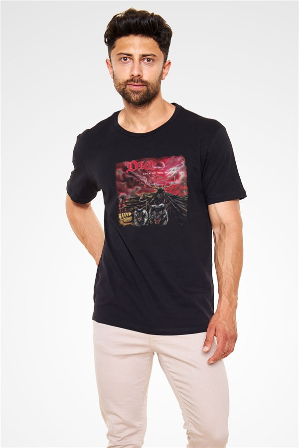 Dio Printed Unisex Black T-Shirt